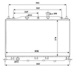 Kylare, motorkylning, hyundai accent iii, accent sedan iii, 253101E000, 253101E001