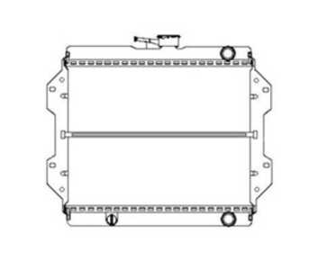 Kylare, motorkylning, suzuki samurai terrängbil täckt, sj410, sj410 cabrio, 1770080000, 1770080001, 17700A80001