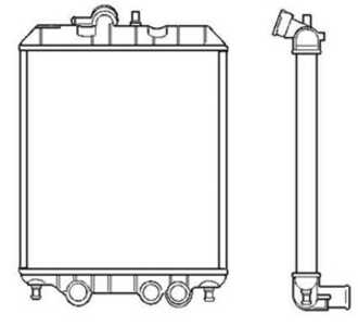 Kylare, motorkylning, piaggio porter skåp, 4351220100, 4351220110, 4351220150, 565828, C9741JD52B