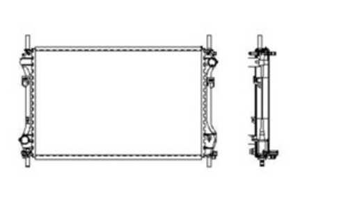 Kylare, motorkylning, ford transit buss, transit flak/chassi, transit skåp, 1103117, 1104319, 1105821, 1121714, 1138446, 115236