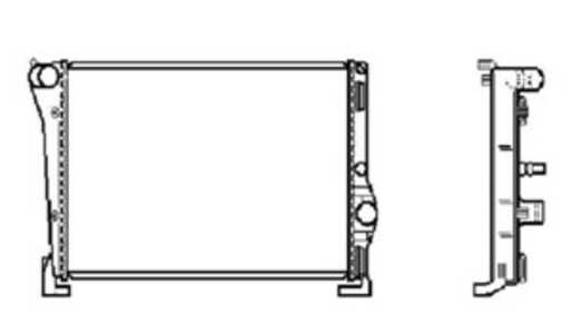 Kylare, motorkylning, fiat idea, idea van, punto, punto skåp/halvkombi, lancia musa, ypsilon, 4351232020, 4351232040, 435123206