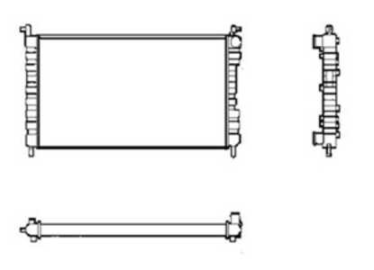 Kylare, motorkylning, fiat palio, palio weekend, siena, strada pick-up, 3924105U86, 46449104, 46548483, 46750717, 46780326, 613