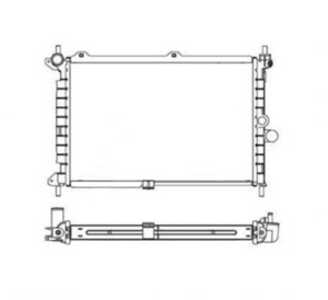 Kylare, motorkylning, opel astra f, astra f halvkombi, astra f kombi, astra f skåp / kombi, 1300166, 4320600Q0C, 432067943R, 44