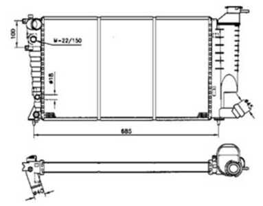 Kylare, motorkylning, citroën xsara, xsara break, xsara coupé, zx, zx break, peugeot 306, 306 break, 306 cabriolet, 306 halvkom