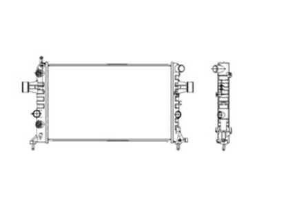 Kylare, motorkylning, opel,vauxhall, 1300196, 1300214, 1300257, 1300272, 13156845, 9119482, 9193265, 9202504, 93177121