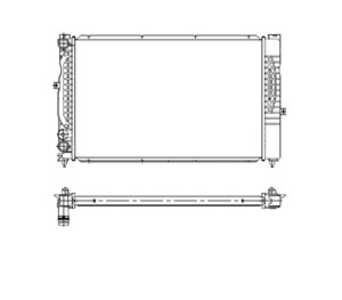 Kylare, motorkylning, audi,skoda,vw, 4B0121251G, 8D0121251AC, 8D0121251AJ, 8D0121251AL, 8D0121251AT, 8D0121251BA, 8D0121251BH, 