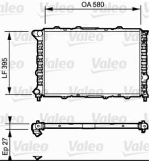 Kylare, motorkylning, alfa romeo 156, 156 sportwagon, 60651921, 60690404, 71753211