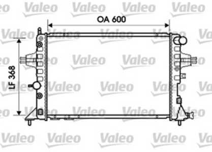 Kylare, motorkylning, opel,vauxhall, 1300210, 1300407, 9192607, 93174625