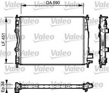 Kylare, motorkylning, nissan qashqai / qashqai +2 i, 21400JD50A, 21400-JD50A, 21400JD50B, 21400-JD50B, 21400JD51B, 21400-JD51B,