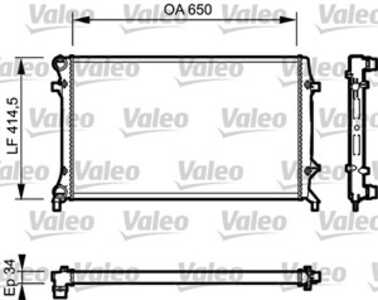 Kylare, motorkylning, audi,seat,skoda,vw, 1K0121251AR, 1K0121251CJ, 1K0121251CN, 1K0121251DF, 1K0121251E, 1K0121251R, 1K0121253