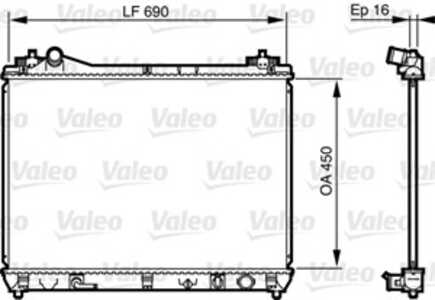 Kylare, motorkylning, suzuki grand vitara ii, 1770066J10, 17700-66J10