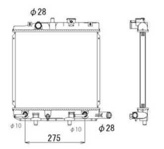 Kylare, motorkylning, mazda demio, B5C815200B