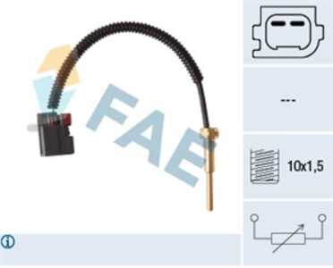 Kylvätsketemperatur-sensor, Cylindriskt huvud, ford,land rover,ldv, 1096495, 1107047, 1320255, 1552886, 1710157, 1742834, 17705