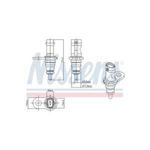 Kylvätsketemperatur-sensor, Fram, Höger fram, Höger, Mitt, Nedre, Upptill, Vänster, audi,bentley,cupra,porsche,seat,skoda,vw, 0