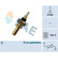 Kylvätsketemperatur-sensor, Vattenpump