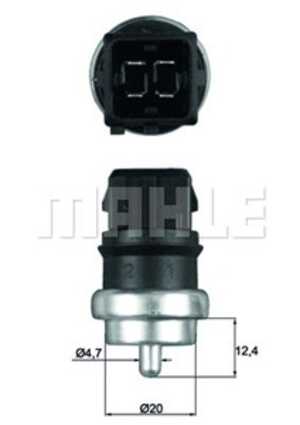 Kylvätsketemperatur-sensor, nissan micra iii, renault clio ii, clio iii, grand scénic ii, scénic ii, 09110578, 13650-84CT0-000,