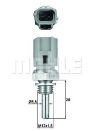 Kylvätsketemperatur-sensor, ford,lexus,mazda,toyota,volvo, 13 62 7 791 951, 13650-51G10, 13650-57F00-000, 13650-61B00-000, 1365