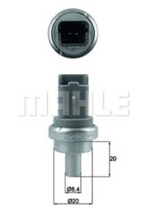 Kylvätsketemperatur-sensor, citroën,fiat,ford,peugeot, 1 204 700, 1 231 943, 1 427 774, 13 62 7 805 003, 1338 C1, 1338 E2, 1342