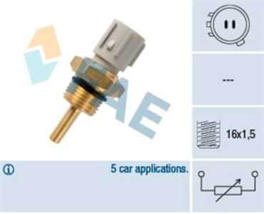 Kylvätsketemperatur-sensor, honda legend ii, legend coupé ii, nsx coupé i, 009120541, 009121964, 009196089, 012799117, 09000177