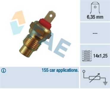 Kylvätsketemperatur-sensor, citroën,fiat,peugeot,talbot, 000 460 40 05, 000 460 54 05, 0042790300, 1337.72, 625 460 36 05, 625 