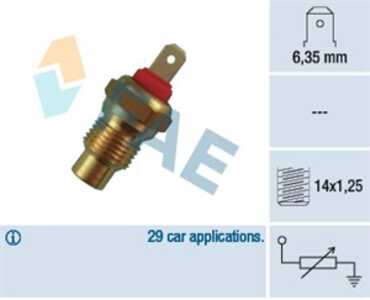 Kylvätsketemperatur-sensor, fiat panda, uno, 7542186, 7548005, 7588803, 7588883, 81.50610.6048, 81.50610.6058, 81.50610.6084, 8