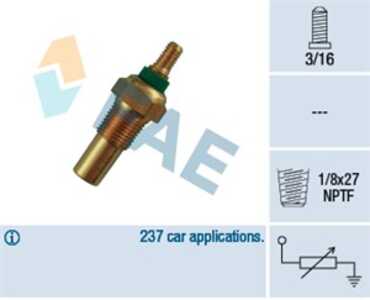 Kylvätsketemperatur-sensor, ford, 0 4253 5781, 004253 5781, 04253 5781, 1657685, 4253 5781, 89FB-10884-AA