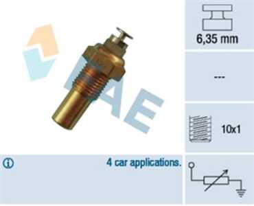 Kylvätsketemperatur-sensor, volvo 240, 240 kombi, vw golf ii, 035 919 501, 055230822, 06 49 007, 06 49 012, 06 49 013, 06 49 01