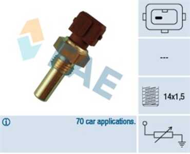 Kylvätsketemperatur-sensor, bmw 3 [e30], 3 cabriolet [e30], 3 touring [e30], 5 [e28, e34], z1 roadster, 1 710 511, 12 621 710 5