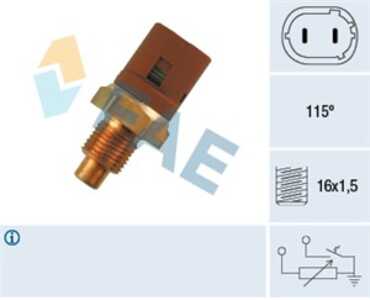 Kylvätsketemperatur-sensor, renault trafic buss, trafic flak/chassi, trafic skåp, 37H 4266, 77 00 805 266