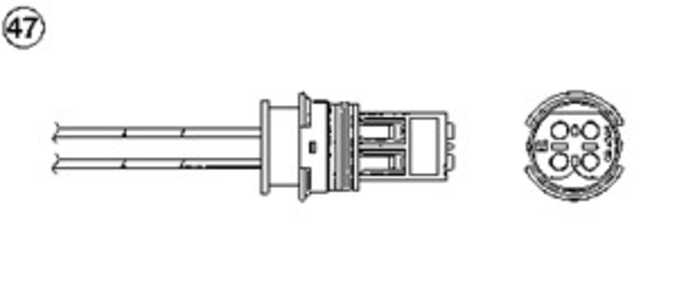 Lambdasond, Höger fram, Vänster fram, Höger, mercedes-benz, 001 540 50 17, 001 540 5017, A 001 540 50 17, A 001 540 5017