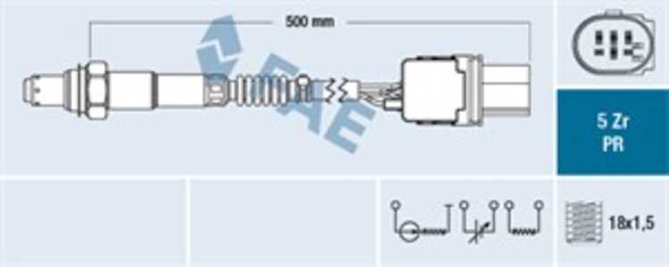 Lambdasond, Höger, Vänster, alfa romeo,bmw,chevrolet,fiat,ford,lancia,mercedes-benz,nissan,opel,renault,saab,ssangyong, 0055202