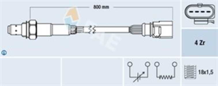 Lambdasond, Höger, audi a4 b7, a4 b7 avant, a4 b7 cabriolet, a6 allroad c6, a6 c6, a6 c6 avant, q3, vw tiguan, 04E 906 262 AG, 