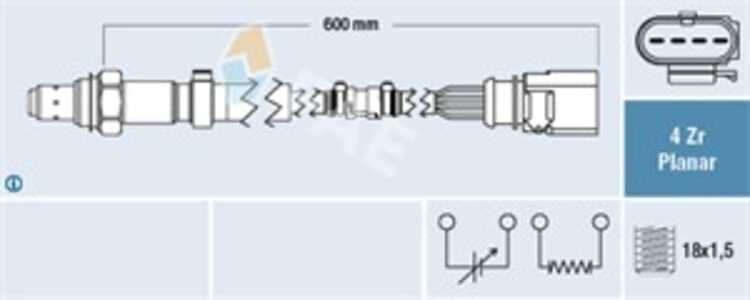 Lambdasond, Vänster, skoda,vw, 022 906 262 BS, 03H 906 262 AE