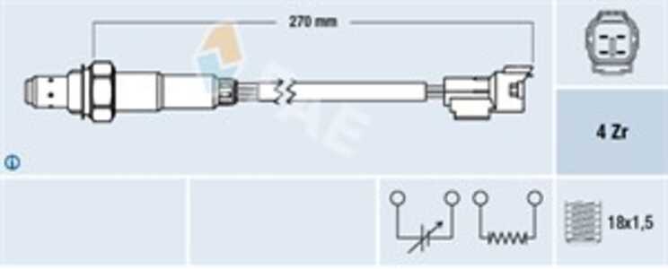 Lambdasond, suzuki grand vitara i, jimny terrängbil täckt, 18213-65D30, 18213-65D31, 18213-65D50, SG-530