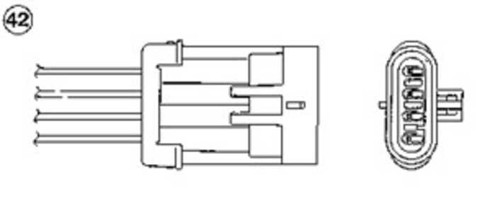 Lambdasond, , daewoo kalos sedan, lanos, lanos sedan, leganza, matiz, matiz skåp/halvkombi, rezzo, 96 507 986, 96507986