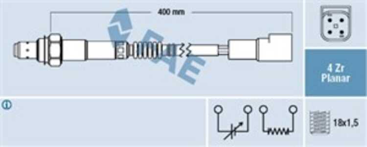 Lambdasond, ford, 0K70Y33980, 0S08333980A, 1010006, 1108795, 1525XG, 6543626, 6847910, 7038055, 7318042, 92FB-9F472-AA, 93 AB 9