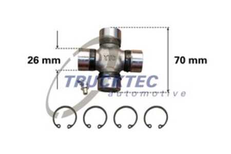 Led, kardanaxel, mercedes-benz t1 buss [b601], t1 skåp [b602], 26 x 70 mm, U741