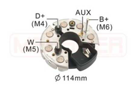 Likriktare, generator, audi,vw, 1542016, 1542116, 1542316, 1543016, 1543116, 1544616, 1545716, 1546016, 1546216, 244343, 244488