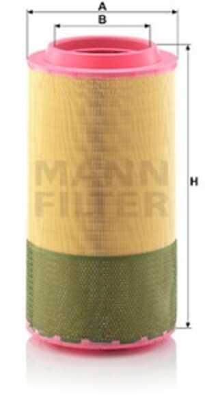 Luftfilter, passar många modeller, 2V5121027, 81.08405.0021, 81.08405-0016, 81.08405-0020, 81.08405-0021