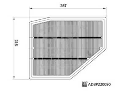 Luftfilter, Vänster, bmw 5 [g30, f90], 8 cabriolet [g14, f91], 8 coupé [g15, f92], 8 gran coupe [g16, f93], 13 71 7 852 382