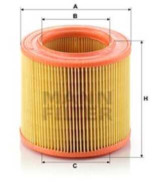 Luftfilter, daimler 2.8 - 5.3, coupe, landaulette, limousine, jaguar vanden plas sedan, xj, xj coupé, 5018 348, 870 X 9601 ATA,