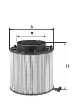 Luftfilter, audi a4 b9 avant, a5, a5 sportback, 8W0 133 843 D