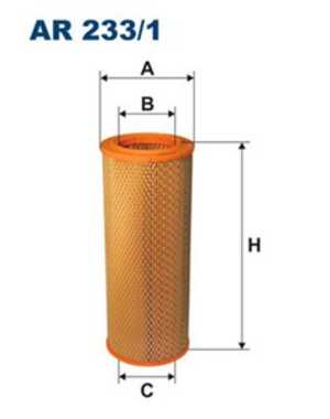 Luftfilter, daewoo lublin buss ii, lublin flak/chassi ii, lublin skåp ii, 79 344 4576, LU 782 015 714