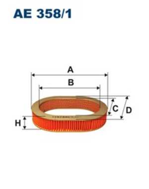 Luftfilter, hyundai h-1 / starex buss, h-1 cargo, h-1 flak/chassi, h-1 skåp, h-1 travel, 28130-4A001