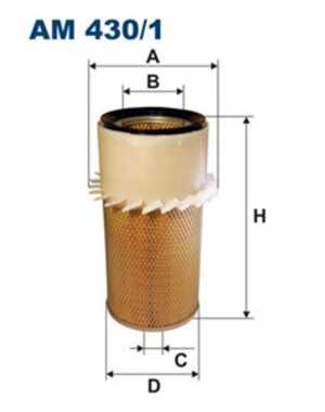 Luftfilter, mitsubishi, 00 03 564 042, 027.05420, 1-14215-135-0, 140-1010, 140-1204, 140-1786, 140-1869, 140C-1010, 140P-1171, 