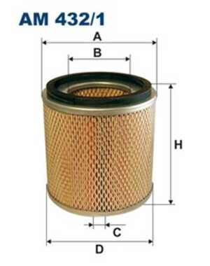 Luftfilter, daihatsu feroza hard top, feroza soft top, 17801-87601, 17801-87601-000, 17801-87601-LOC