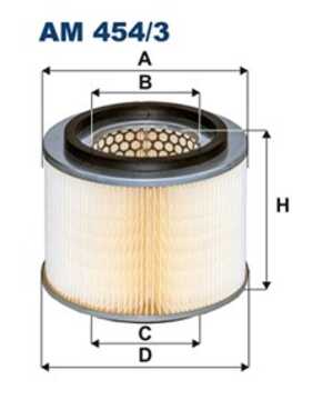 Luftfilter, nissan patrol gr flak/chassi v, patrol gr wagon v, pick up, 16546-VB300, 16546-VC10A