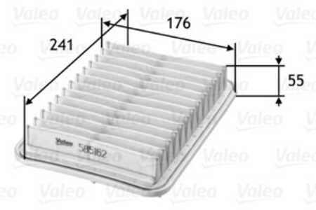 Luftfilter, toyota auris, auris kombi, avensis kombi, avensis sedan, corolla sedan, rav 4 iii, rav 4 iv, verso, yaris, 178010D0