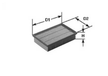 Luftfilter, citroën c4 i, c4 coupé, peugeot 206 halvkombi, 206 sedan, 206 sw, 206+, 307, 307 break, 307 sw, 1444CQ, 1444FC, 144