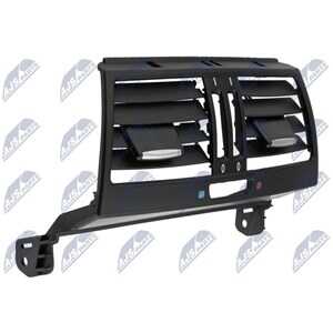 Luftmunstycke, instrumentpanel, Bak, bmw x5 [e70], x6 [e71, e72], 64226958748